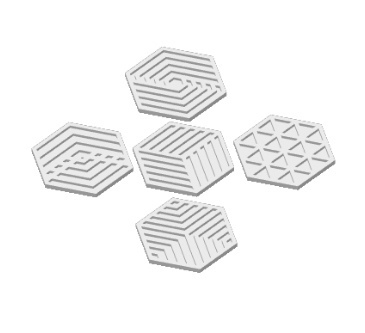 Geometric Coasters